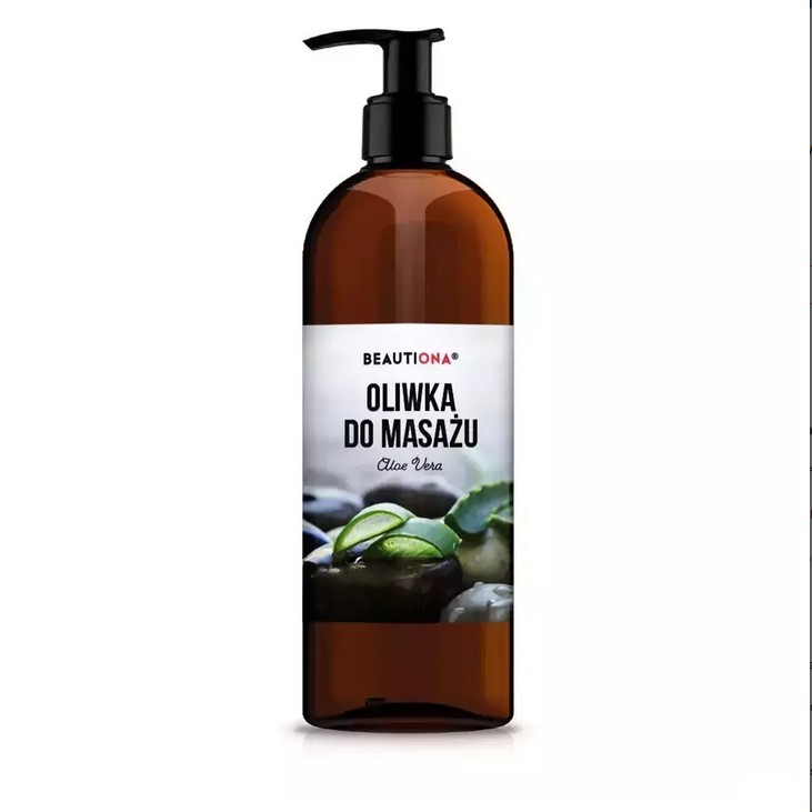 Masážní olej Beautiona Aloe vera 500ml - 